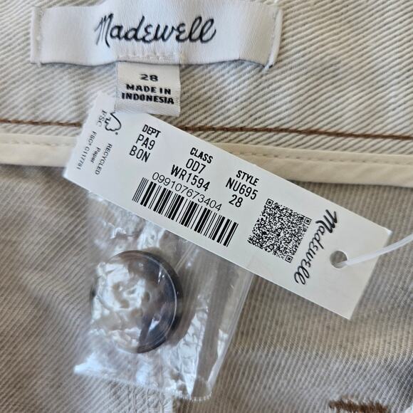 Madewell The Dean Easy Straight Pant Size 28 NWT - Picture 5 of 13